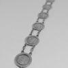 bracelet argent avec pièces de monnaies françaises vers 1930-40.