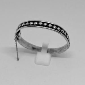 bracelet jonc argent pour bébé ou enfant vers 1900