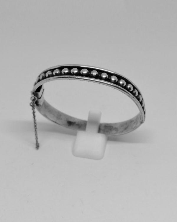 bracelet jonc argent pour bébé ou enfant vers 1900