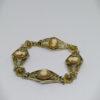 bracelet argent vermeil filigrané avec camée coquillage, vers 1930.