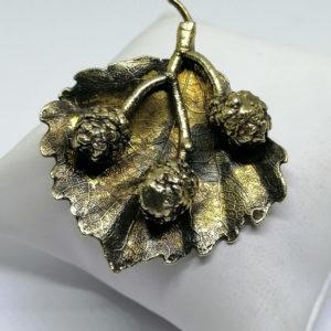 broche vermeil vintage danois vers 1960-70