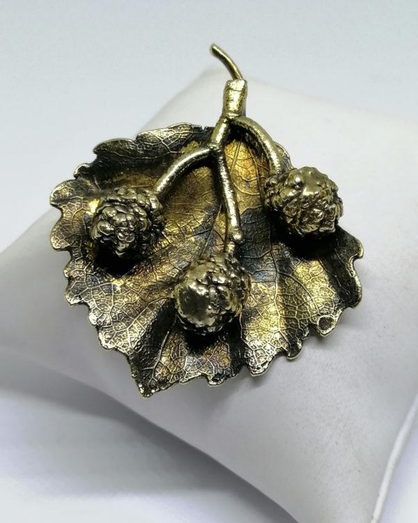 broche vermeil vintage danois vers 1960-70