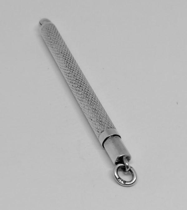 Cure-dent en argent massif, Art Déco vers 1930. – Image 2