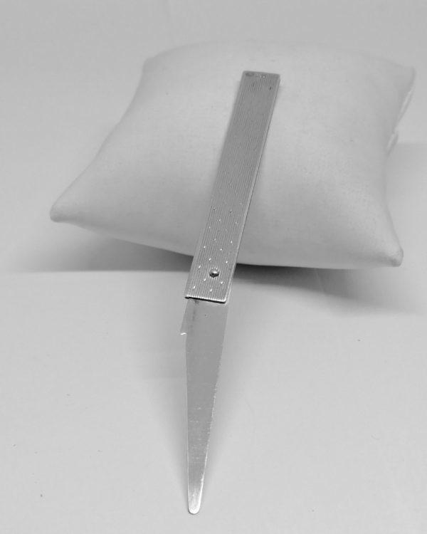 Mini ouvre-lettre en argent massif, pliable. – Image 4