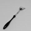 Mini- cuillère à sel en argent et manche en bois noir. – Image 3