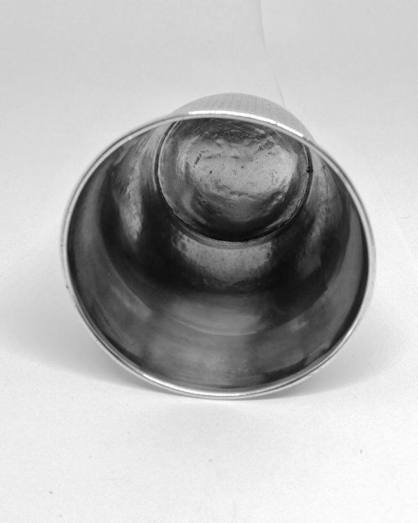 Timbale argent massif, décor guilloché, Orfèvre César Tonnelier, Paris. – Image 4