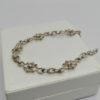 Bracelet argent, maille original et goupillon, vers 1920. – Image 3