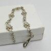 Bracelet argent, maille original et goupillon, vers 1920. – Image 4
