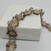 Bracelet argent, vermeil, motif de fleur entièrement filigrané, 1920. – Image 3