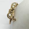 Broche en tubes de laiton jaune, façon arraignée. – Image 2