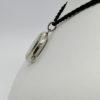 Pendentif argent, porte-photo avec verre biseauté. – Image 2