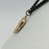 Pendentif, porte-photo de forme coeur, en plaqué or rosé. – Image 2