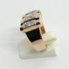 Bague or, bicolore, diamants, modèle fin art déco, 1925. – Image 2