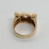 Bague or, bicolore, diamants, modèle fin art déco, 1925. – Image 3