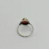 Bague argent, petit camée coquillage, portrait de femme. – Image 3