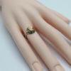 Bague argent, petit camée coquillage, portrait de femme. – Image 4