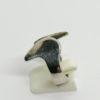 Bague argent, modèle style deux têtes d'oiseaux stylisé. – Image 2