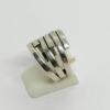 Bague argent, modèle façon multi anneaux. – Image 2