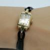 Montre bracelet femme, boitier en or 14ct, mécanique, 1920-30. – Image 3