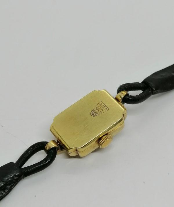 Montre bracelet femme, boitier en or 14ct, mécanique, 1920-30. – Image 4