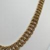 Collier maille gourmette travaillée, plaqué or, de marque Mûrat. – Image 2