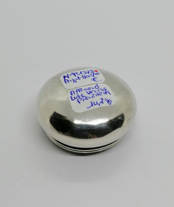 Boîte à pilules, argent, modèle au ruban, Pforzheim, 1920. – Image 2