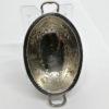 Petite coupe miniature sur pied avec anses, et décor floral, 1900-30. – Image 4