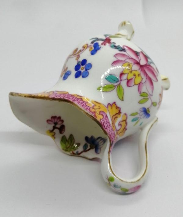 Petit pot à lait ou crème, en porcelaine fine, Anglaise Minton, fin 19ième siècle. – Image 3