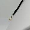 Pendentif en or gris, grosse perle de culture et petit diamant. – Image 3