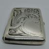 Boîte à cigarettes en argent, avec décor typique de l'Art Nouveau, 1900. – Image 2