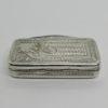 Boîte à tabac à priser en argent, travail guilloché et cartouche, 1900. – Image 2
