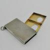 Etui double porte-timbres de poche en argent, surface guillochée, Art Déco. – Image 3