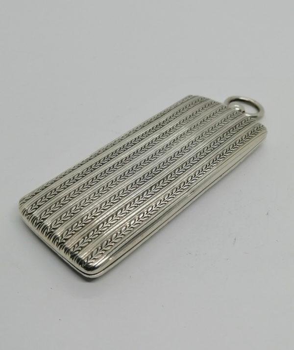 Porte-pièces de monnaies en argent, trois compartiments, ouvragé, 1920.
