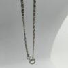 Collier argent, pavage marcasites et lapis-lazuli de forme géométrique, Art Déco. – Image 5