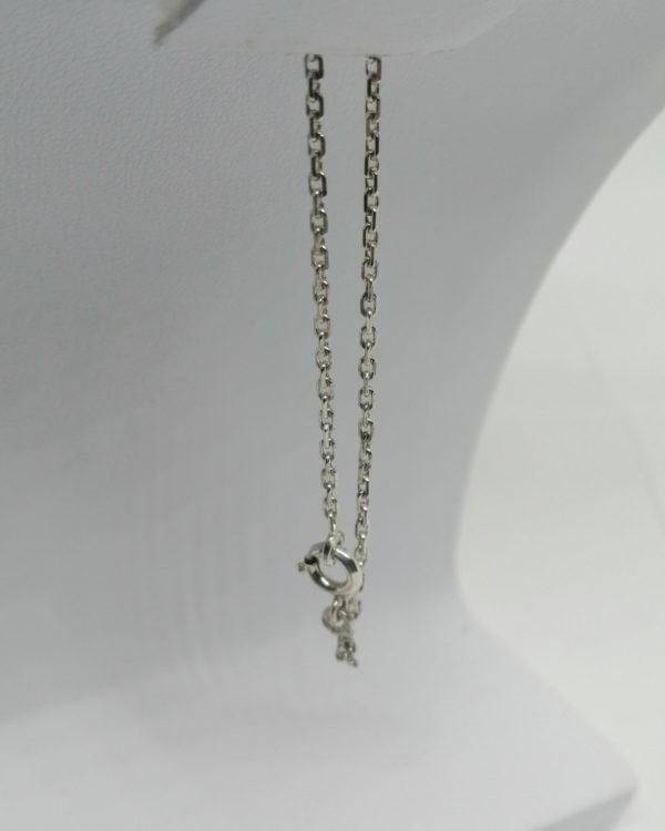 Collier argent modèle Art Nouveau, avec motif de gui, vers 1900. – Image 5