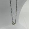 Collier argent, négligé avec trois hématites, époque 1900, Art Nouveau. – Image 5