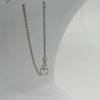 Collier argent, négligé avec strass blanc, fin 19ième siècle. – Image 5