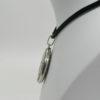 Pendentif argent, porte-photo, avec décor d'un panier de fleurs, 1900. – Image 3