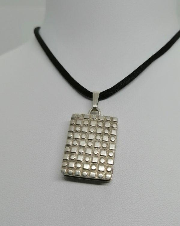 Pendentif argent, façon livre, porte-photo, 1930-40. – Image 2