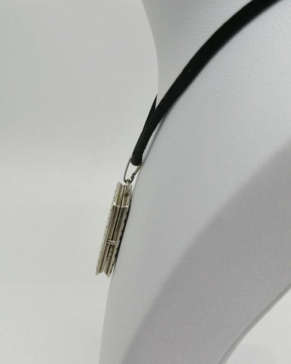 Pendentif argent, façon livre, porte-photo, 1930-40. – Image 3