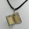 Pendentif argent, façon livre, porte-photo, 1930-40. – Image 4