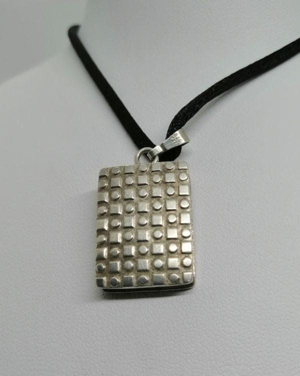 Pendentif argent, façon livre, porte-photo, 1930-40. – Image 5