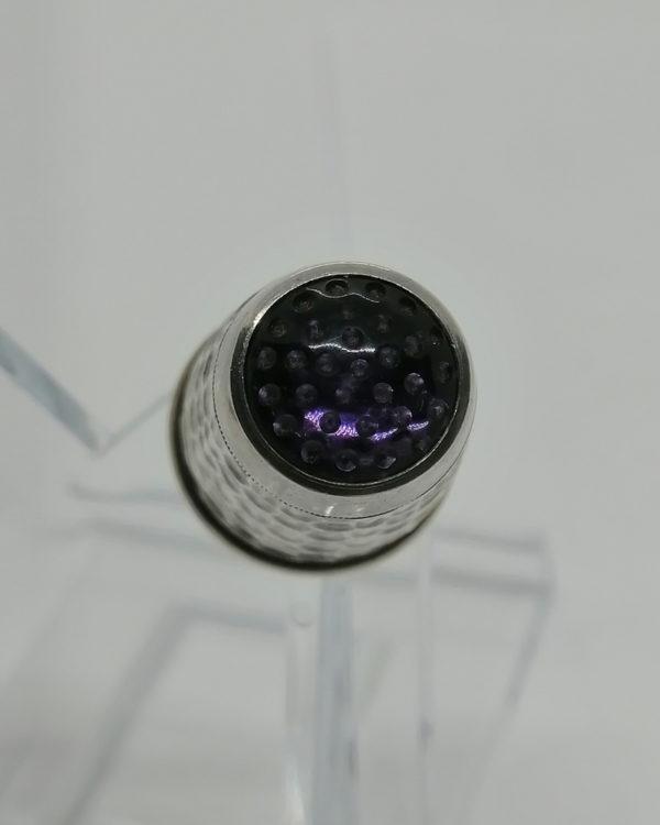 Cousette de couture en argent massif martelé, avec ciseau, pièce rare, Art Déco. – Image 3