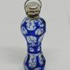 Flacon à sels ou de pâmoison, petit modèle rare de couleur bleu, vers 1860. – Image 2