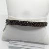 Bracelet en argent/vermeil, avec pavage de grenats taille bohême,1900. – Image 3