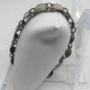 Bracelet argent, avec maillons ajourés, galbés et guillochés, vers 1925. – Image 3