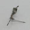 Broche argent, salamandre, pavage marcasites, petit modèle, vers 1920. – Image 3