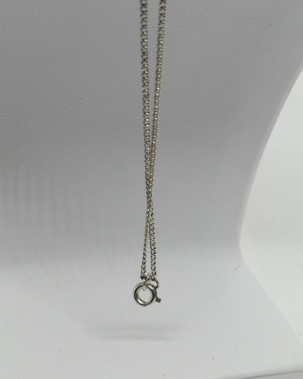 Collier argent, pavage de marcasites sur forme typique de l'Art Déco, vers 1930. – Image 6