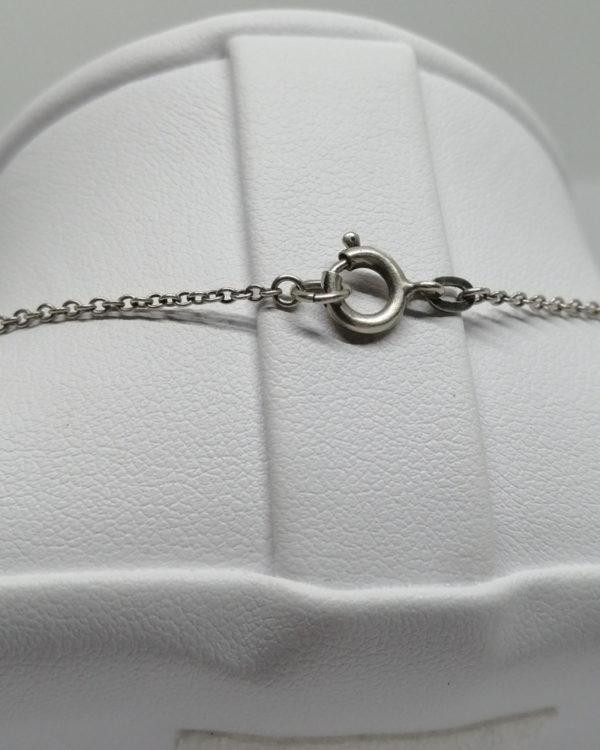 Collier ras du cou, de forme géométrique avec onyx, marcasites, Art Déco. – Image 5