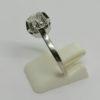 Bague or gris, sertie platine, solitaire diamant taille ancienne, 1920-30. – Image 2
